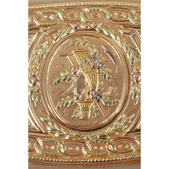 Late 18th Century Louis XVI Gold Box, 1780s For Sale - Image 5 of 14