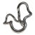 Richard X. Zawitz Chrome Tangle Sculpture, Postmodern Design Object, Circa 1980s For Sale