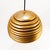 Large saturn lamp by kazuo motozawa for staff leuchten, germany, 1970s. Fully metallic body made up of 10 golden brass...