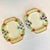 Ceramic 1990s Hollywood Regency Fitz & Floyd Spring Flora Butter Dishes - a Pair. For Sale - Image 7 of 10