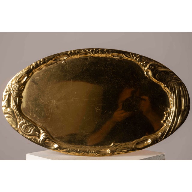 Large Decorative Silver Tray from Valenti, Spain, 1970s For Sale - Image 6 of 6