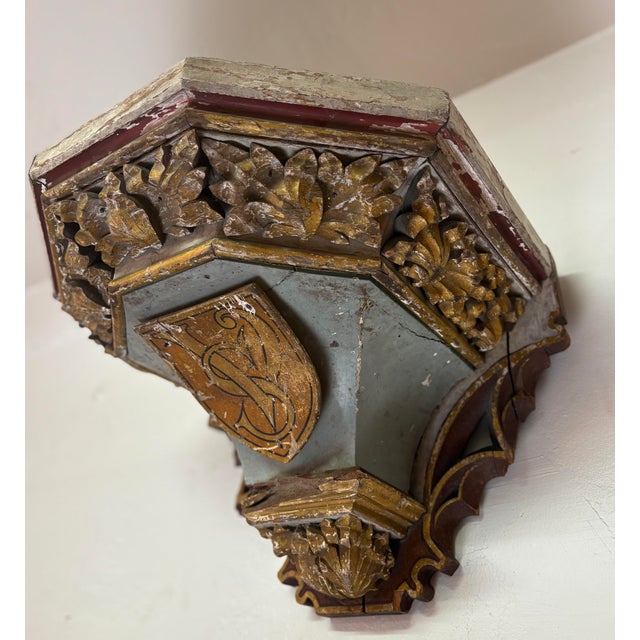19th Century Painted Corbel For Sale - Image 9 of 14