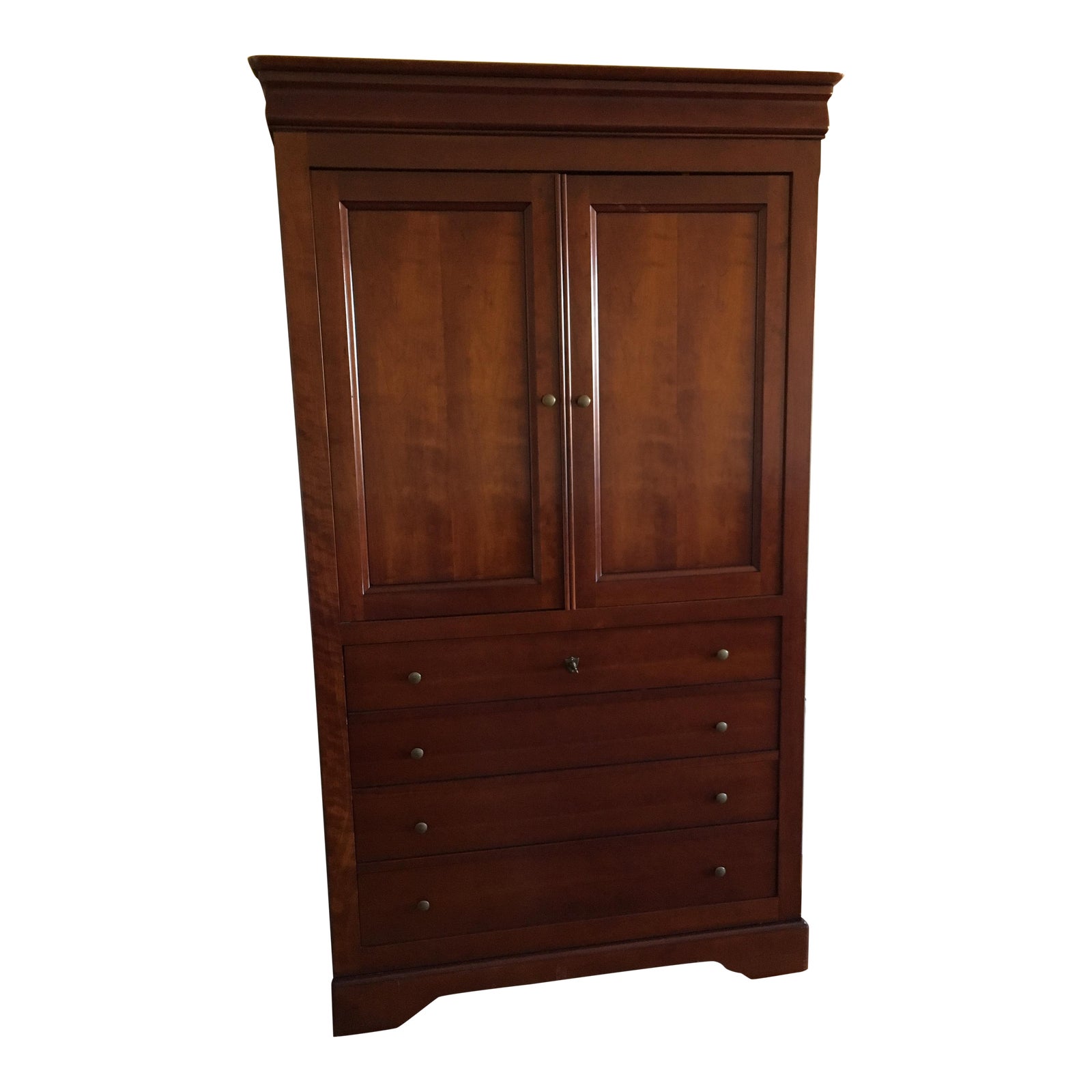 Grange French Cherry Armoire Chairish
