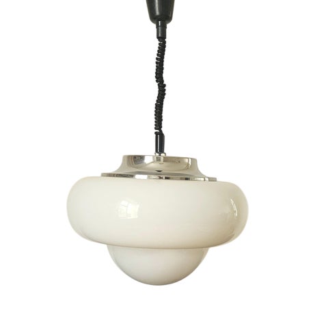 Large Mid-Century Space Age Meblo Pendant from Guzzini, Italy, 1970s For Sale