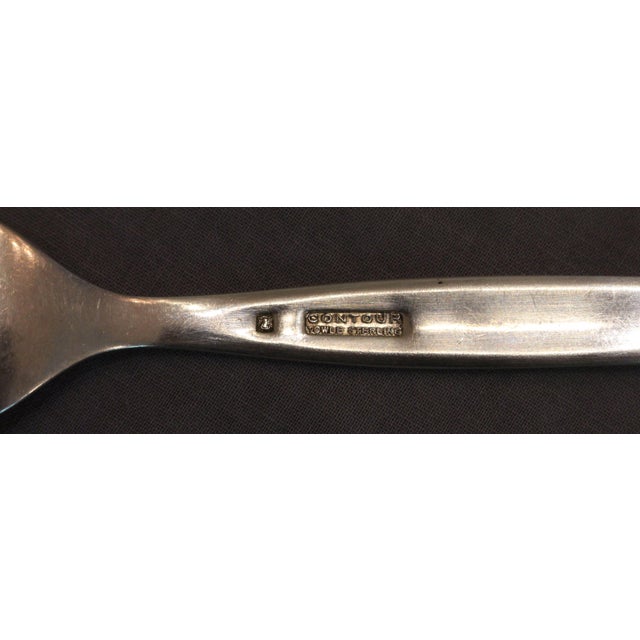 Metal Mid 20th Century Mid-Century Modern Towle Sterling Silver Flatware Set - 31 pcs For Sale - Image 7 of 7