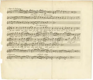 Shaw, Moorish Song, 1773, Paper