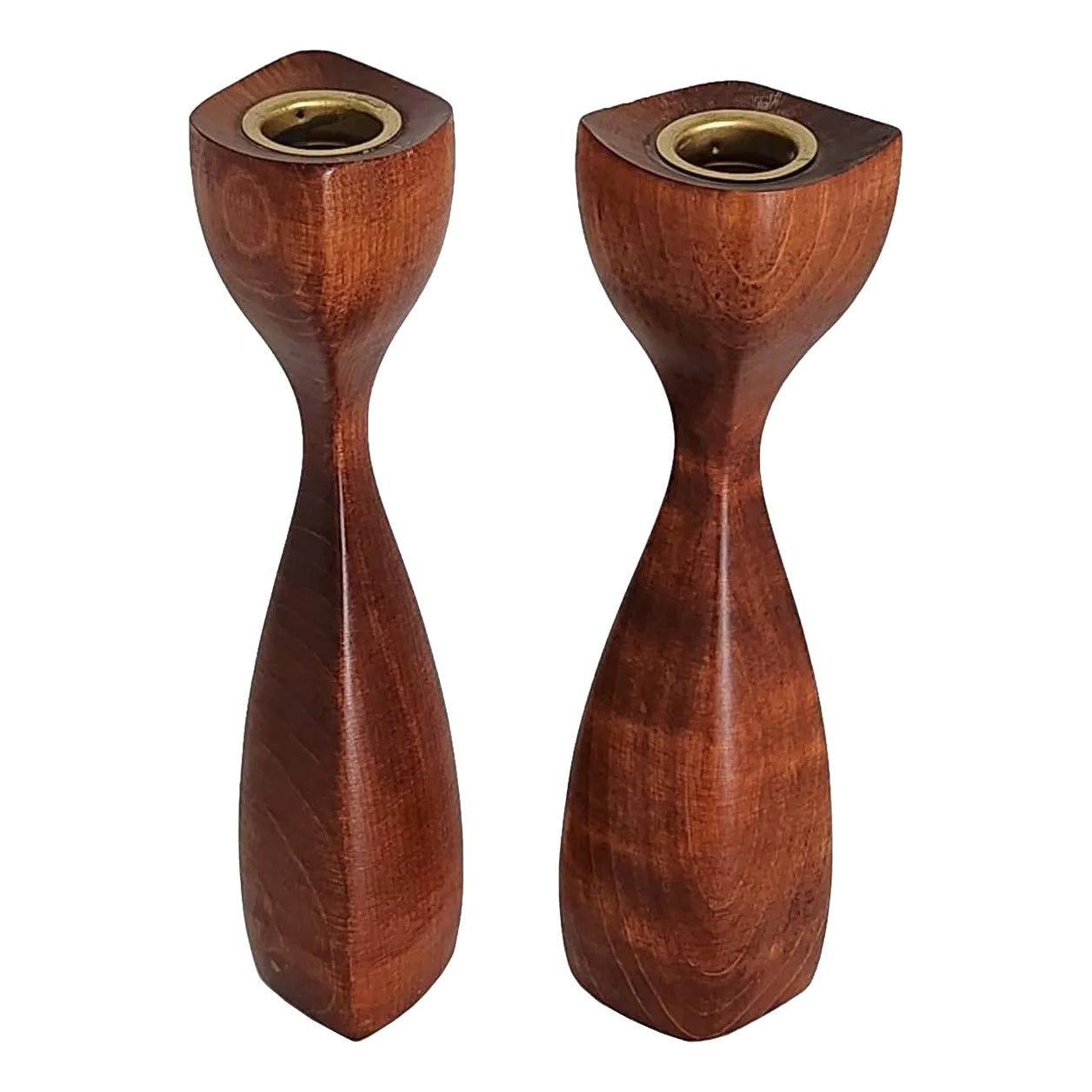 1960s Danish Teak Wood Carved 