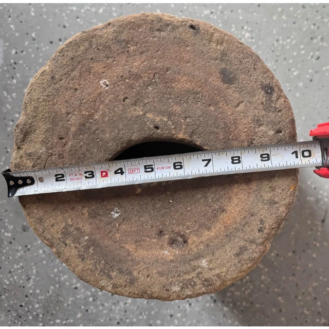 Stone Pair of French Mid 20th Century Faux Bois Stone Stools For Sale - Image 7 of 12