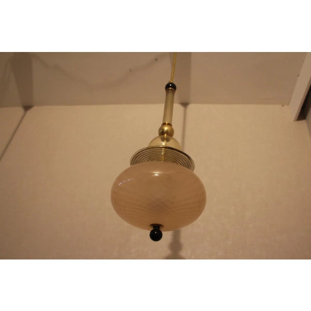 Long Chandeliers in Pink,Yellow & Black Murano Glass, 1990s, Set of 2 For Sale - Image 14 of 18