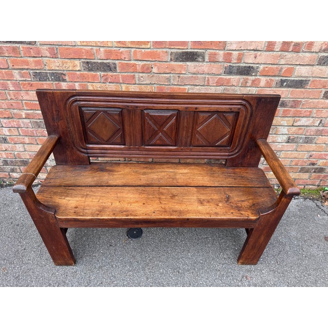 19th Century English Bench For Sale - Image 4 of 13