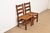 Stickley Gustav Stickley Antique Mission Oak Arts & Crafts Ladder Back Side Chairs or Dining Chairs With Rush Seats, Pair For Sale - Image 4 of 12