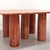 Square Model Colonnato Table in Red Travertine Marble by Mario Bellini for Cassina, 1970s For Sale - Image 11 of 18