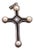 Gold Cross Pendant with Paw Print and Diamonds, 19th Century For Sale