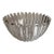 Vintage Sculptural Ribbed Glass Centerpiece Bowl For Sale