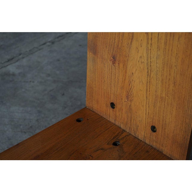 Brown Rietveld Zig Zag Chair by G.A.V.D. Groenekan for Gerard Van De Groenekan, the Netherlands, 1960s For Sale - Image 8 of 15