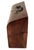 Brown Antique English Mahogany 3 Bottle Box Gentleman's Spirit Decanter Caddy For Sale - Image 8 of 15
