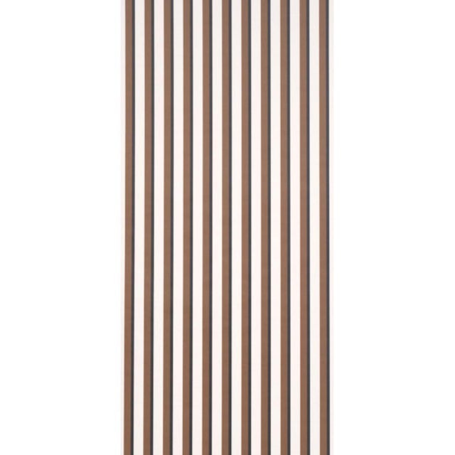This two-tone shadow-stripe wallpaper offers outstanding versatility and endless appeal. Printed in the U.S. on an...