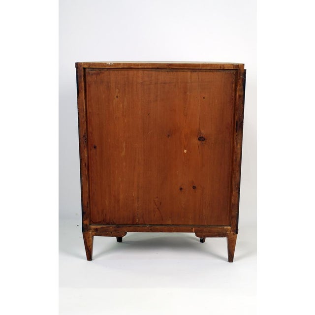 Empire Demi Lune Dresser in Walnut, 1810 For Sale - Image 10 of 12