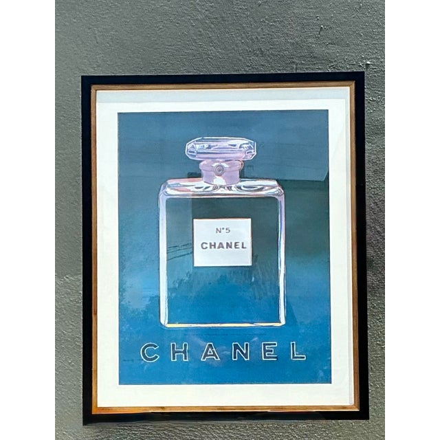Vintage Andy Warhol for Chanel Number 5 Poster For Sale - Image 10 of 12