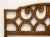 A Spanish style full size headboard, unbranded, similar quality to Drexel or Thomasville. Pecan outer frame, veneers to...