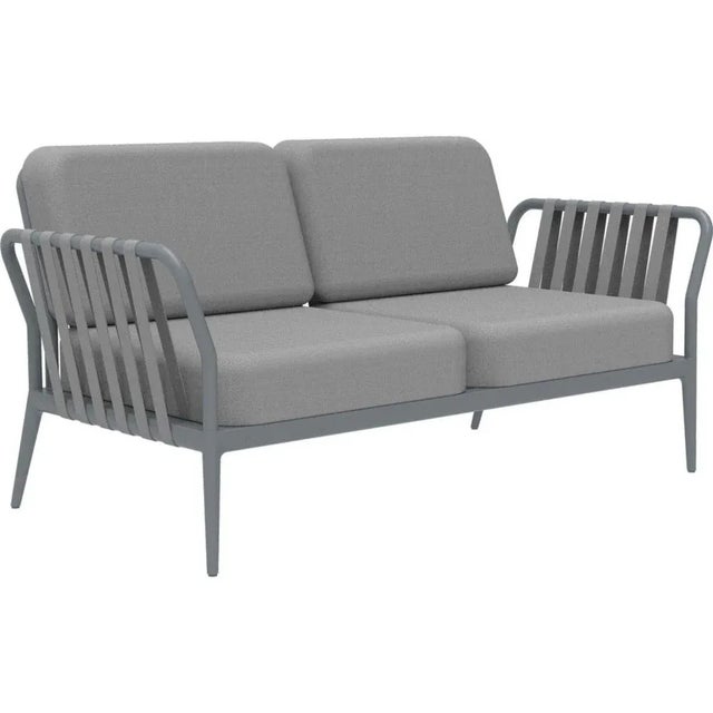 Ribbons grey sofa by mowee. Dimensions: d83 x w160 x h81 cm. Material: aluminium, upholstery. Weight: 32 kg also available...