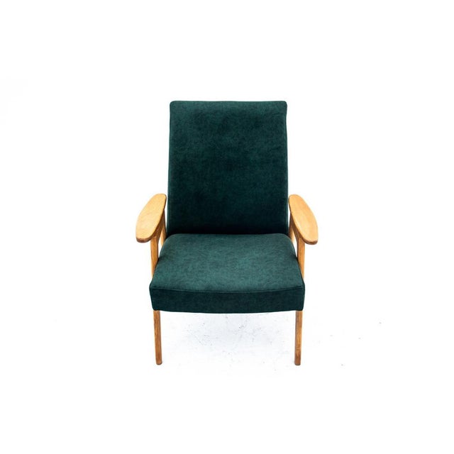 1960s Vintage Green Armchairs by Jaroslav Šmídek for Jitona, Former Czechoslovakia, 1960s For Sale - Image 5 of 13