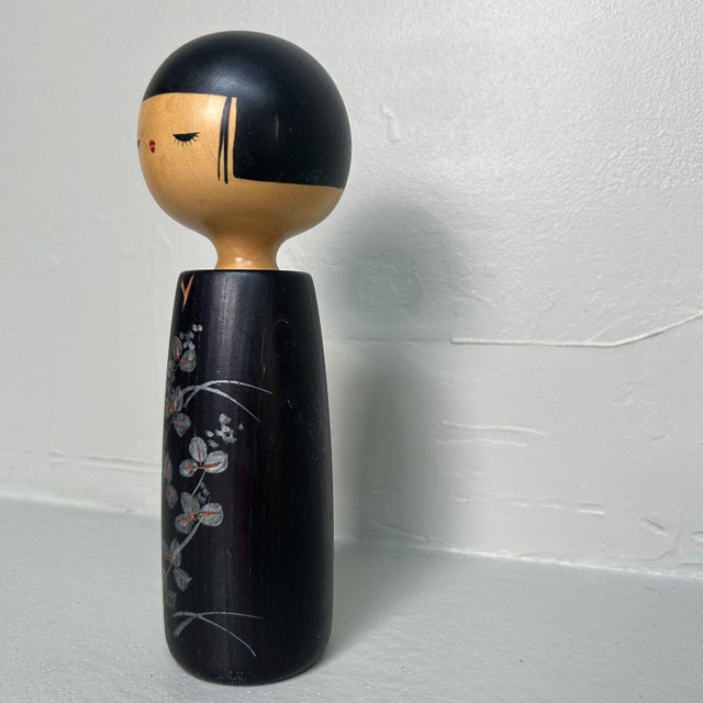1980s Sōsaku Kokeshi by Shinichiro Miyashita, 1980s For Sale - Image 5 of 9