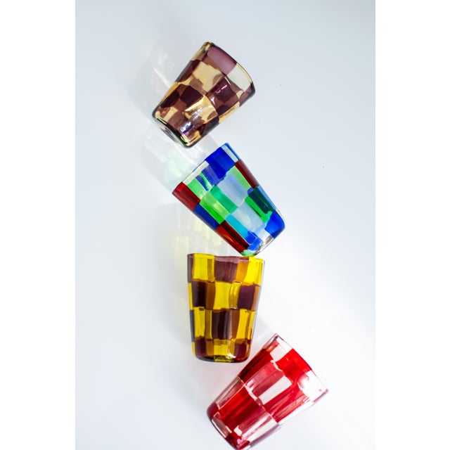 Italian Murano Glassware by Mariana Iskra for Ribes, 2004, Set of 4 For Sale - Image 9 of 18