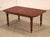 High Quality American Made Cherry Finish, Solid Maple Wood, Dining Table on Turned and Reeded Legs, Includes Two Leaves