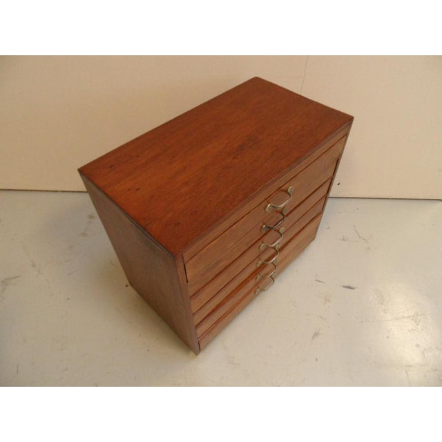 Vintage Watchmakers Filing Cabinet with Drawers, 1930s For Sale - Image 6 of 11
