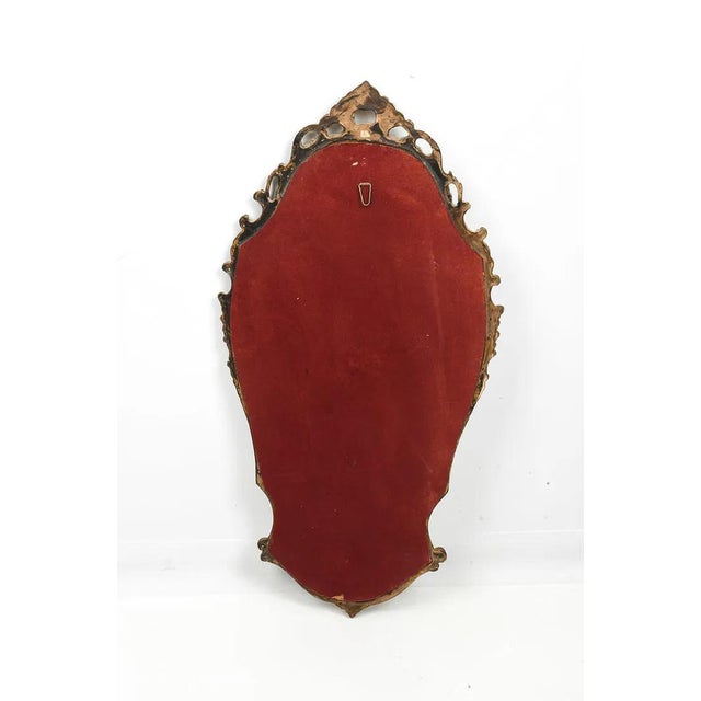 Antique Carved Italian Florentine Giltwood Mirror For Sale In New York - Image 6 of 6