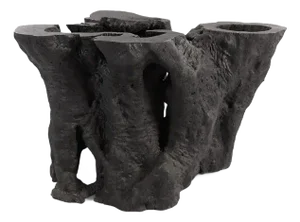 Sculptured Black Root Dining Table Base