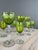 Glass Antique Baccarat Green Crystal Glassware Set, Set of 12 For Sale - Image 7 of 11