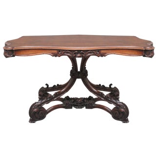 19th Century Rosewood Centre Table, 1860s For Sale