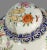 Vintage Asian Macau Hand Painted Colorful Floral Birds Ginger Jar Marked For Sale - Image 6 of 9