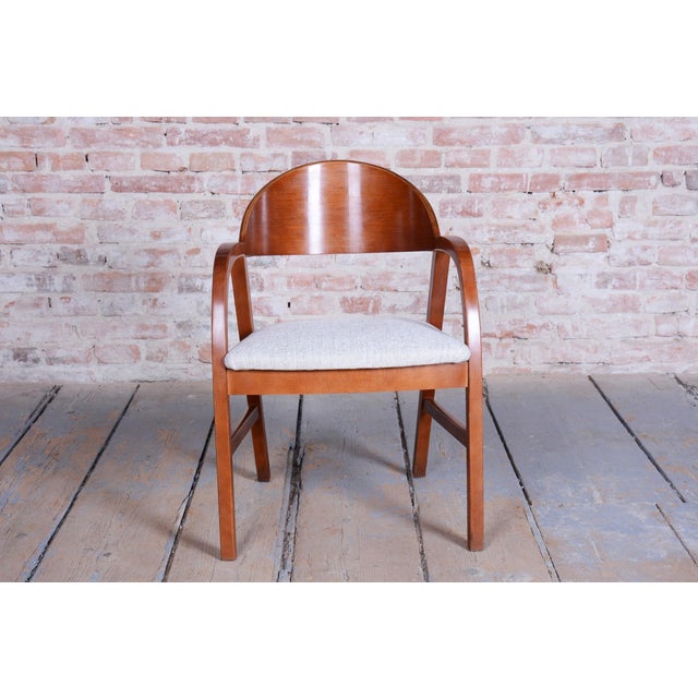 Mid-Century Czech Cherrywood Armchairs, 1970s, Set of 2 For Sale - Image 12 of 18