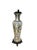 Chinese 1970s Bombay Table Lamps Porcelain White Floral Oriental Accent Fringe Shades Set of 2 For Sale - Image 3 of 17