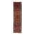 Mid-Century Vintage Turkish Anatolian Hand-Knotted Wool Runner Rug in Terracotta & Indigo For Sale