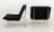 Giorgio Saporiti Italian Modern Chrome Lounge Chairs, Pair For Sale - Image 4 of 6