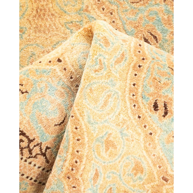 Textile Mogul, One-of-a-Kind Hand-Knotted Area Rug - Ivory, 4' 1" x 6' 3" For Sale - Image 7 of 8