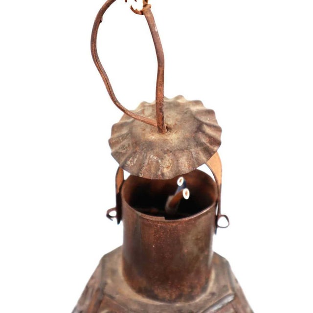Metal Multicolored Lanterns, Italy, 1970s, Set of 2 For Sale - Image 7 of 12