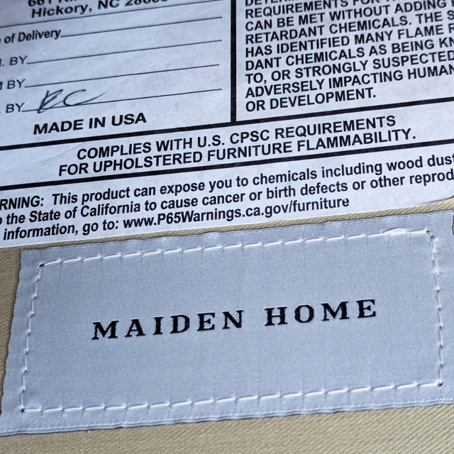 Varick Velvet Sofa by Maiden Home For Sale - Image 9 of 10