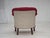 Danish Armchair in Red and Light Grey Wool and Oak, 1950s For Sale - Image 6 of 18