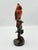 1980s Brass Scarlet Solstice Red Cardinal Perched With Pinecones Figurine Sculpture For Sale - Image 5 of 8