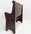 Brown Vintage Wooden Church Bench, 20th Century For Sale - Image 8 of 15