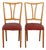 Red Leather Chairs, Set of 2 For Sale