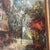 Copper 20th Century European School Impressionist Parisiene Street Impasto Oil on Canvas Framed Signed For Sale - Image 8 of 11