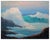 Gorgeous seascape by Cecil F. Chamberlin (American, 1899-1963) Signed "C. F. Chamberlin" lower right. Displayed in wood...