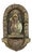 Holy Water Stoup Madonna and Child in Terracotta from Ignoto For Sale