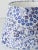 1970s Vintage Blue and White Gouda Pottery Table Lamp with New Liberty London Shade For Sale - Image 5 of 12